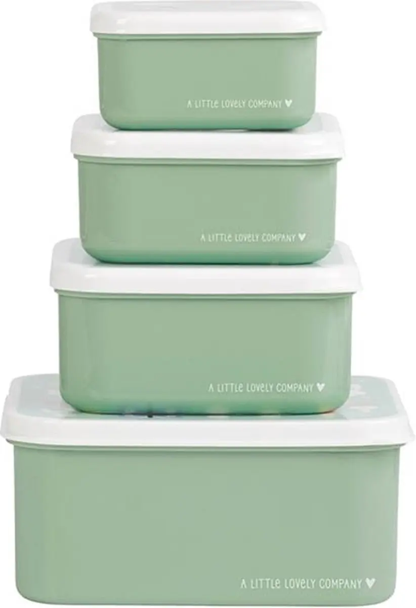 A Little Lovely Company Brooddoos Joy - 4-delig Set