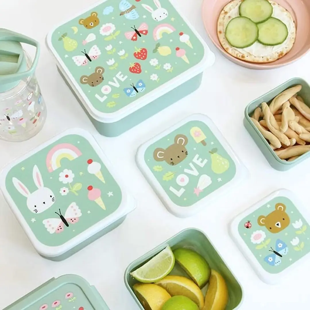 A Little Lovely Company Brooddoos Joy - 4-delig Set