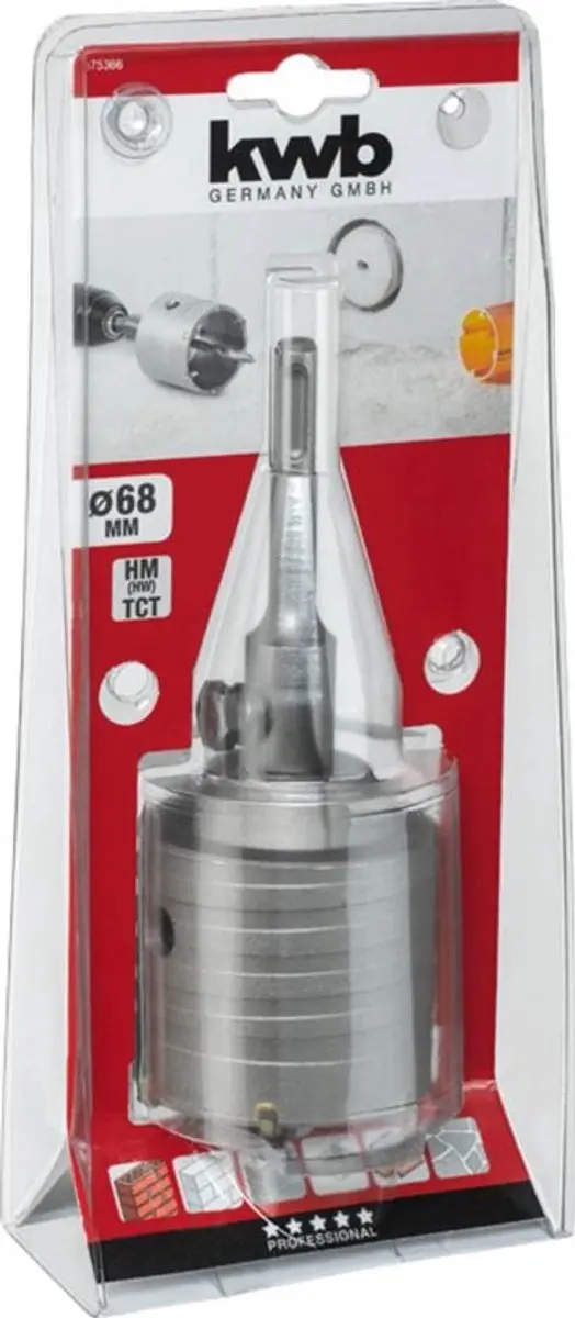 KWB Boorkroon 68mm - 1 Stuk