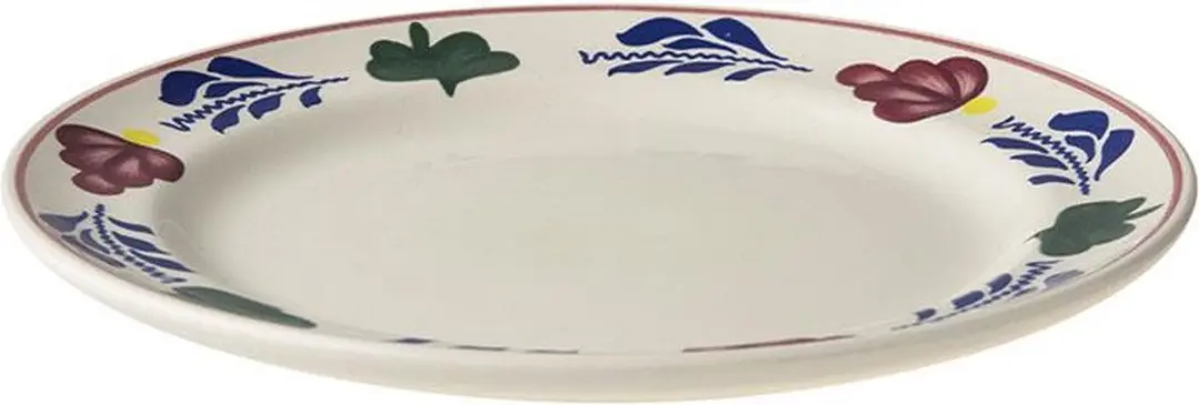 Royal Boch Boerenbont Gebaksbord 17,5cm - Wit