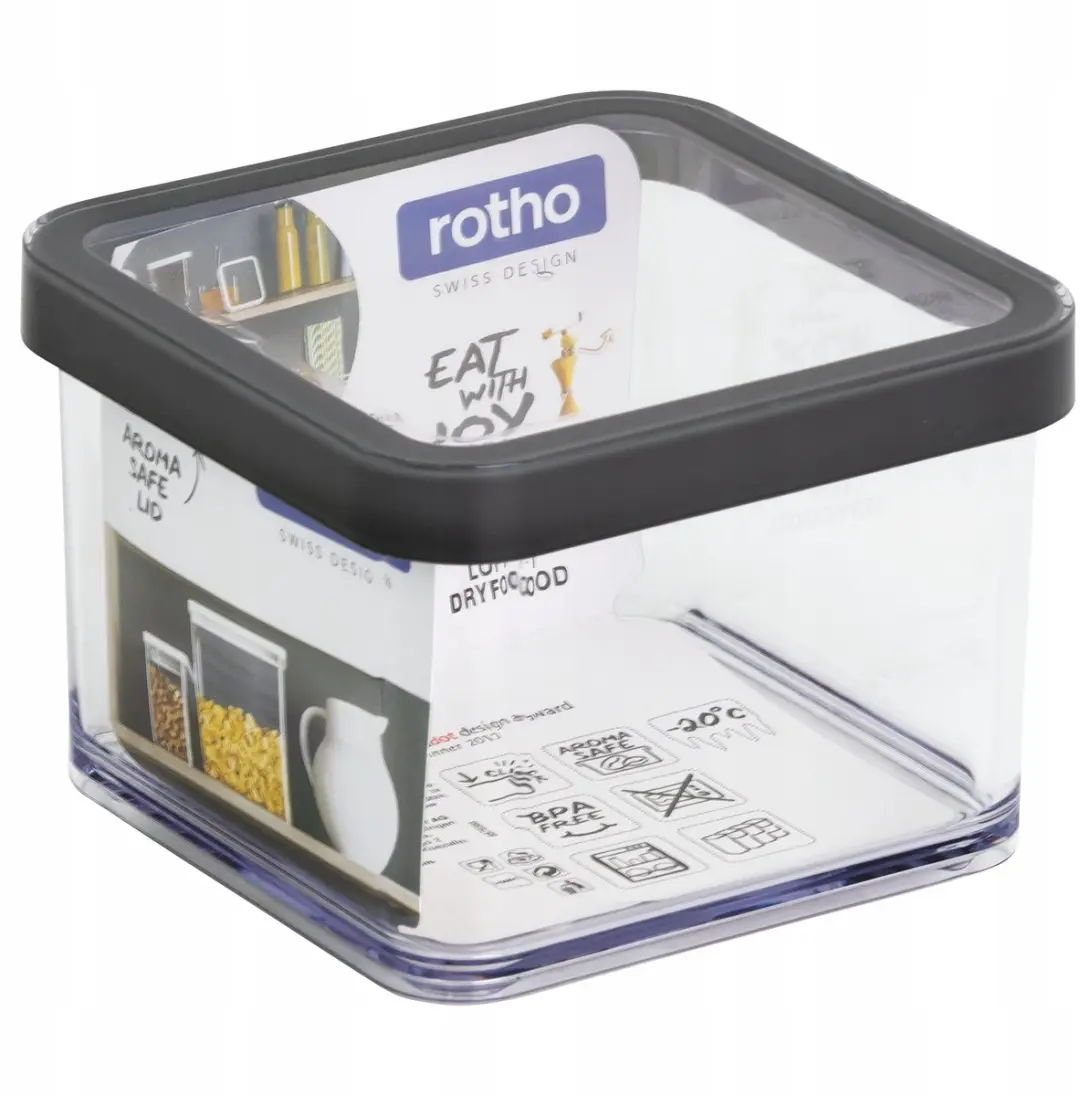 Rotho Loft Voedselcontainers 4x 0,5L - 4 Stuks