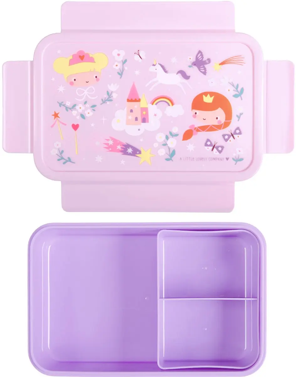 A Little Lovely Company Bento Brooddoos Prinsessen - 3 Vakken