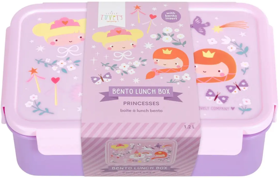 A Little Lovely Company Bento Brooddoos Prinsessen - 3 Vakken