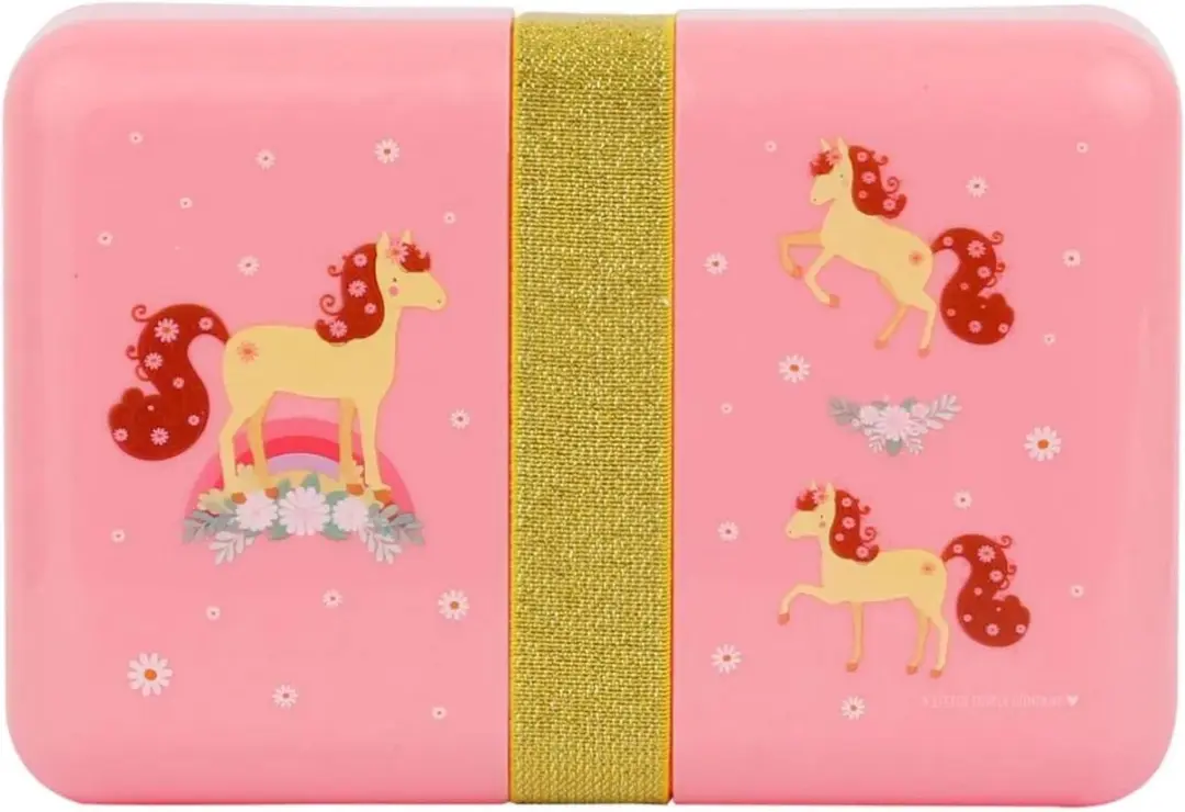 A Little Lovely Company Back to School Set - Drinkfles & Lunchbox - Rood