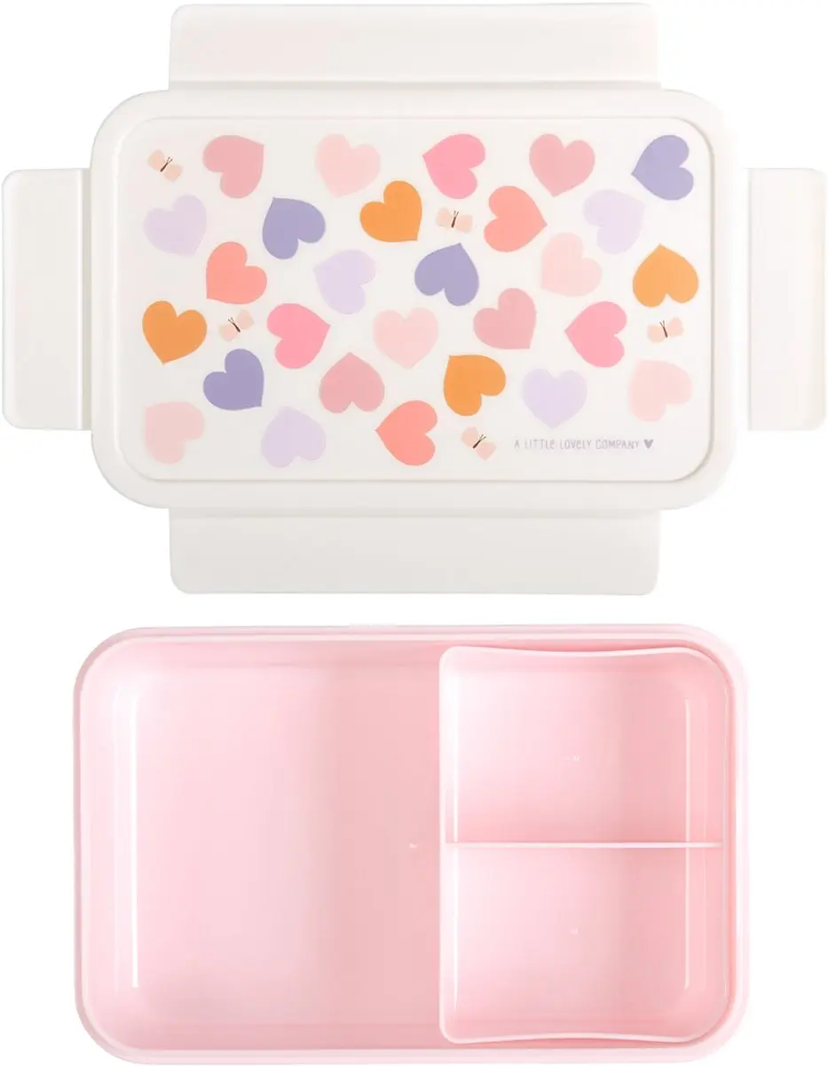 A Little Lovely Company Bento Brooddoos Hartjes - 1,2L
