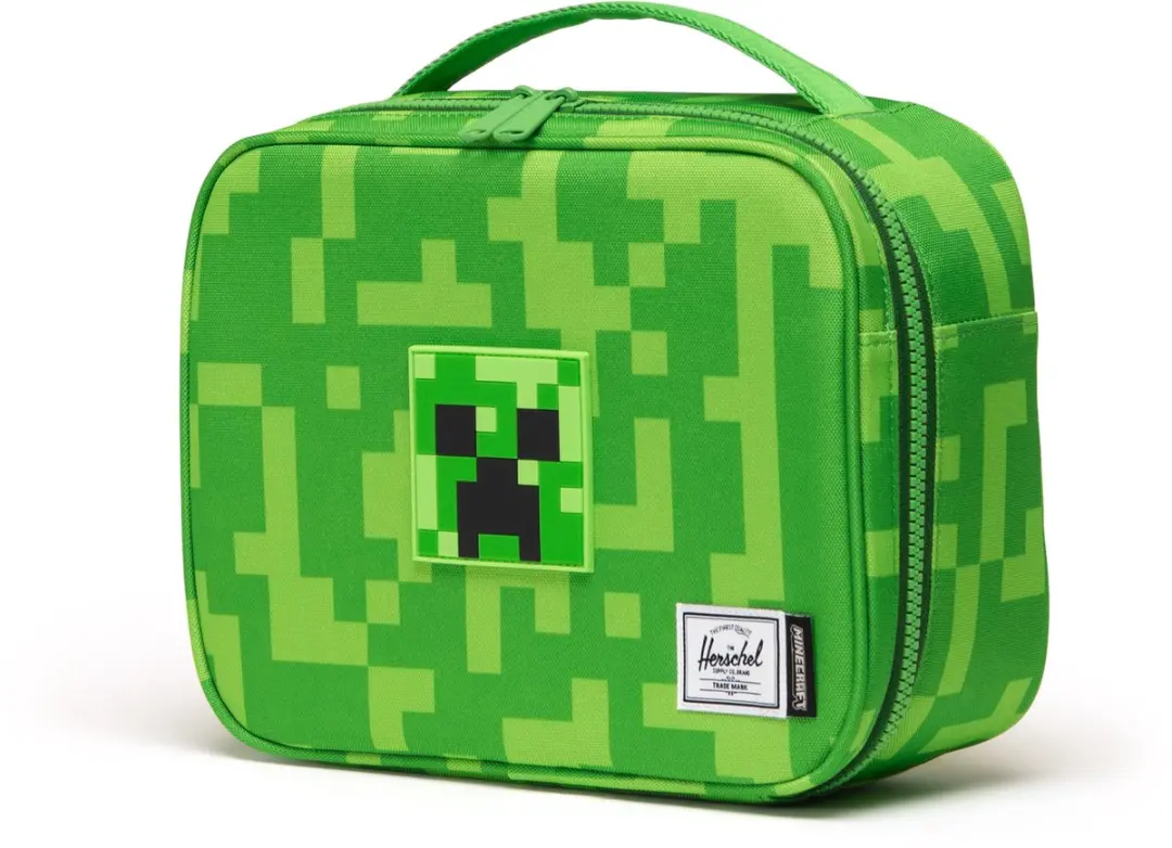Herschel Minecraft Pop Quiz Lunchbox - Creeper
