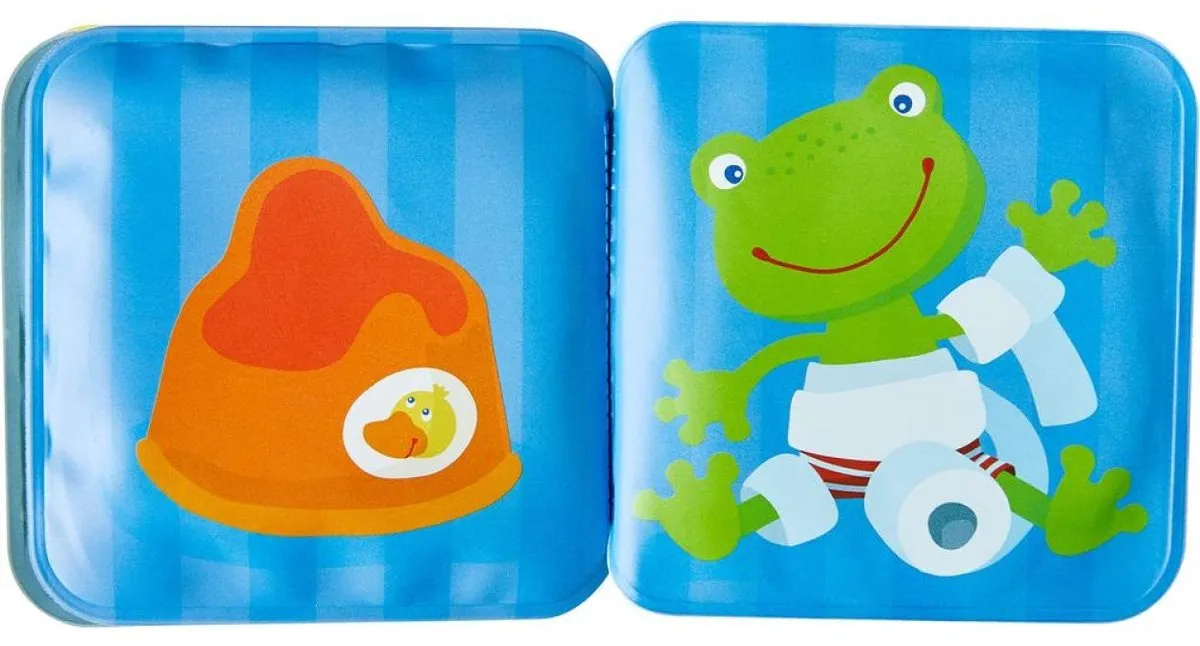 Haba Mini Badboekje Kikker Rammelaar - Multi