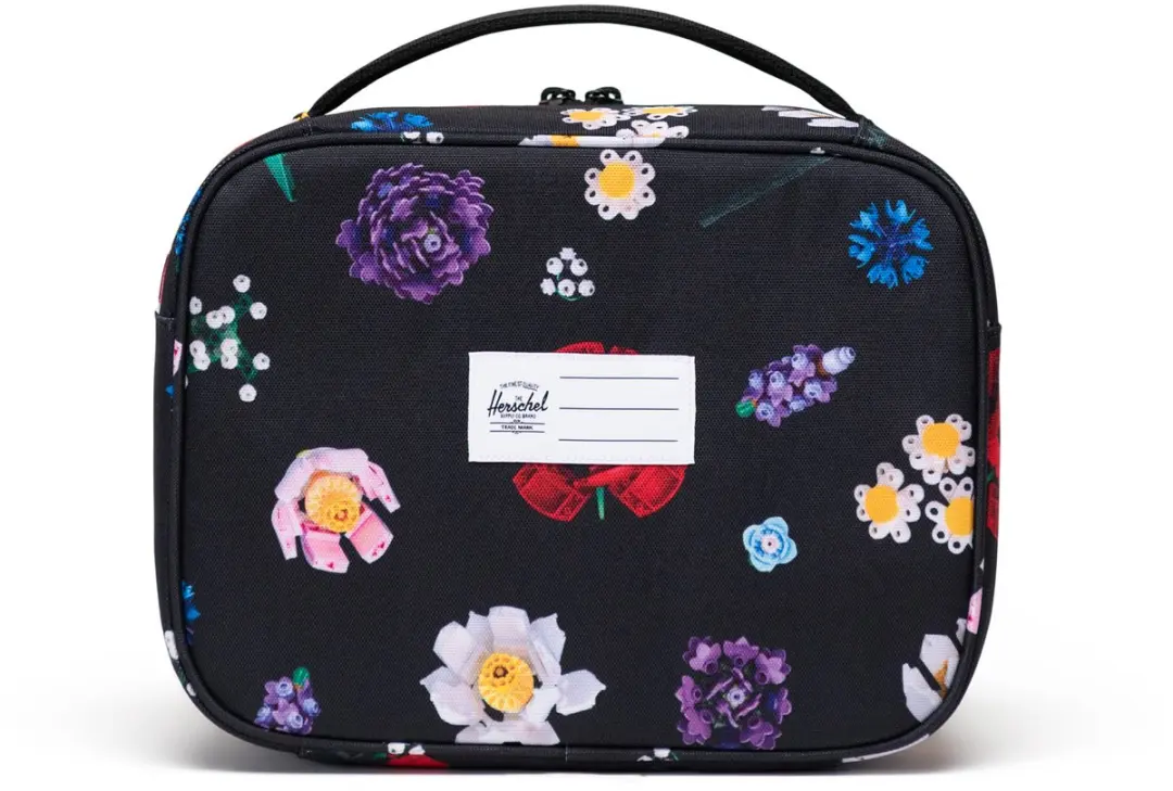 Herschel LEGO Pop Quiz Lunchbox - Falling Florals