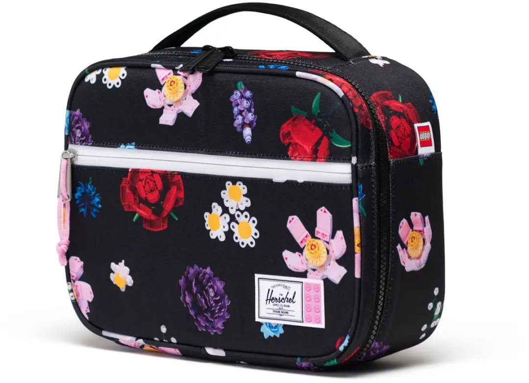Herschel LEGO Pop Quiz Lunchbox - Falling Florals
