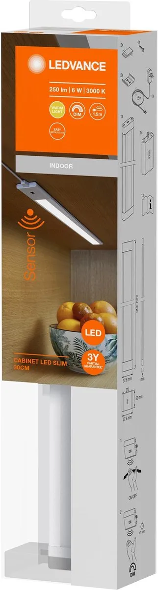 LEDVANCE Cabinet LED Slim 6W Warm Wit - IP20