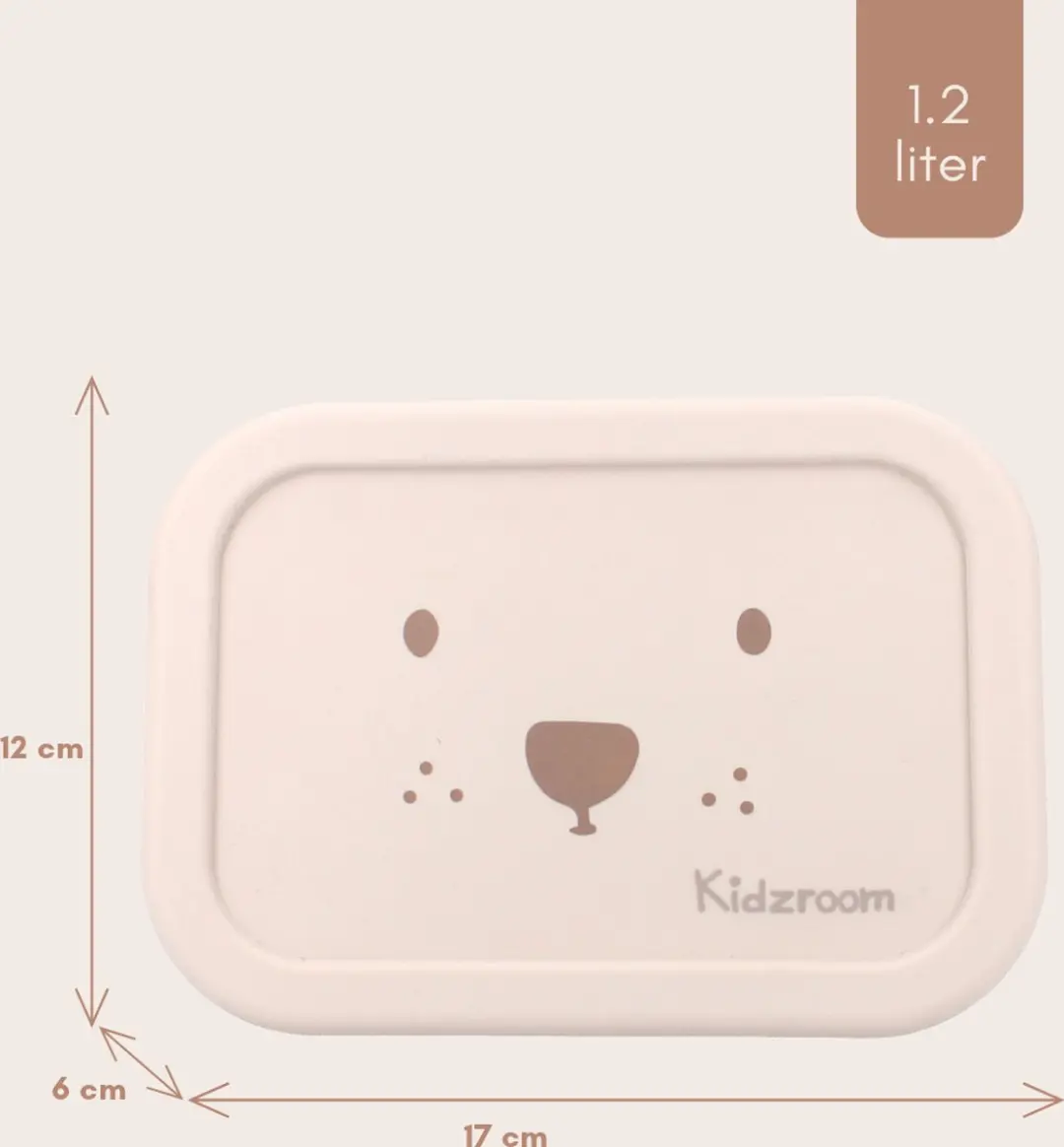 Kidzroom Beary Excited Lunchbox - 1.2L - 3 Vakken
