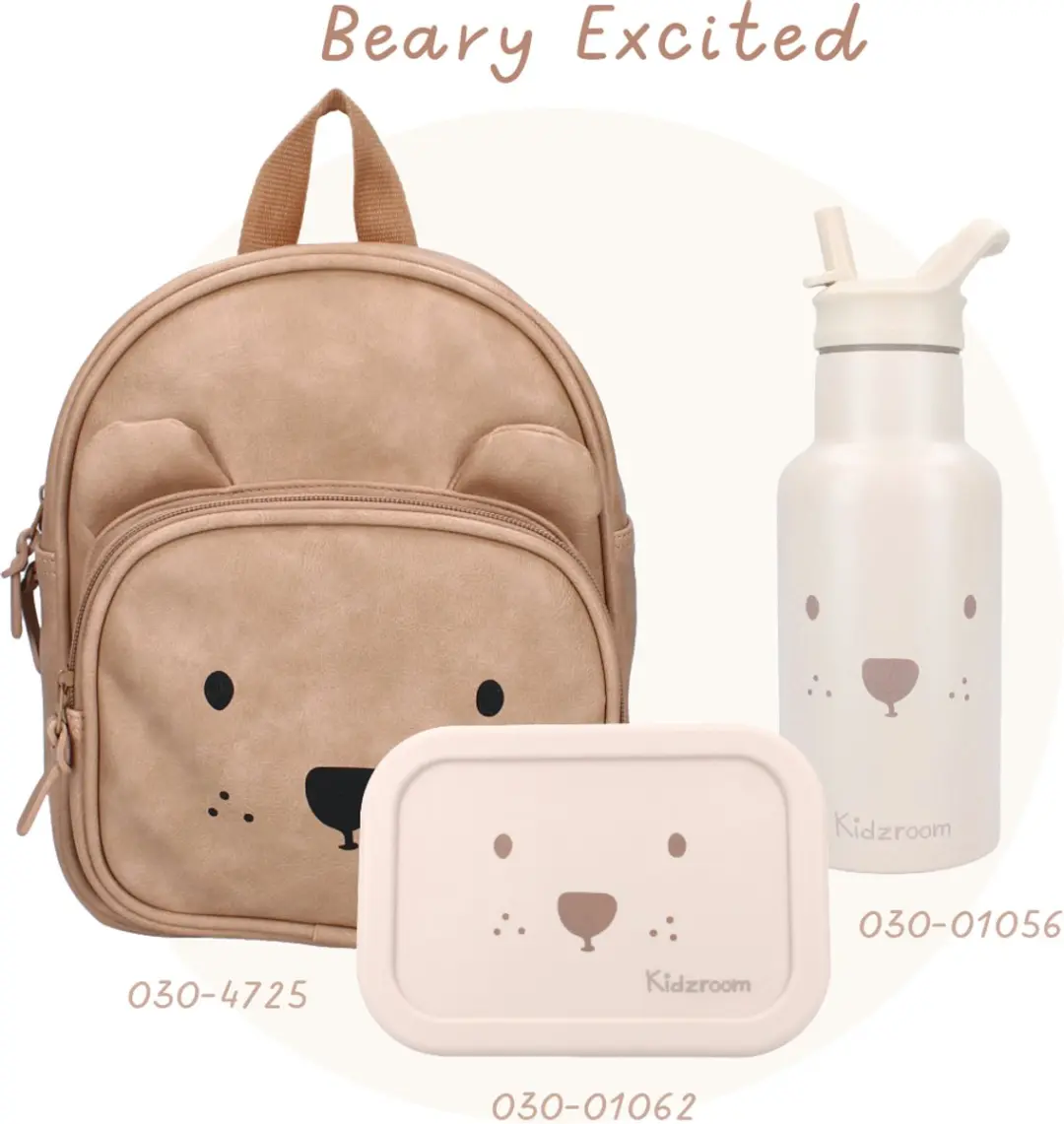 Kidzroom Beary Excited Lunchbox - 1.2L - 3 Vakken