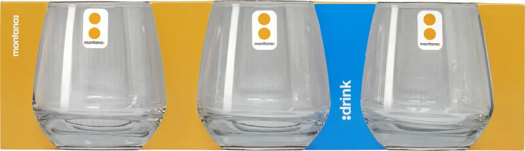 Leonardo Montana Waterglazen 340ml - Set van 3