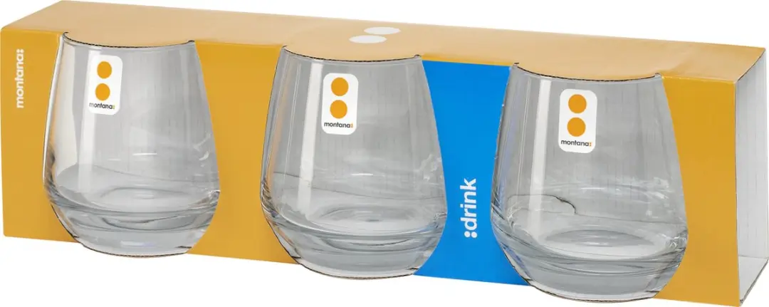 Leonardo Montana Waterglazen 340ml - Set van 3