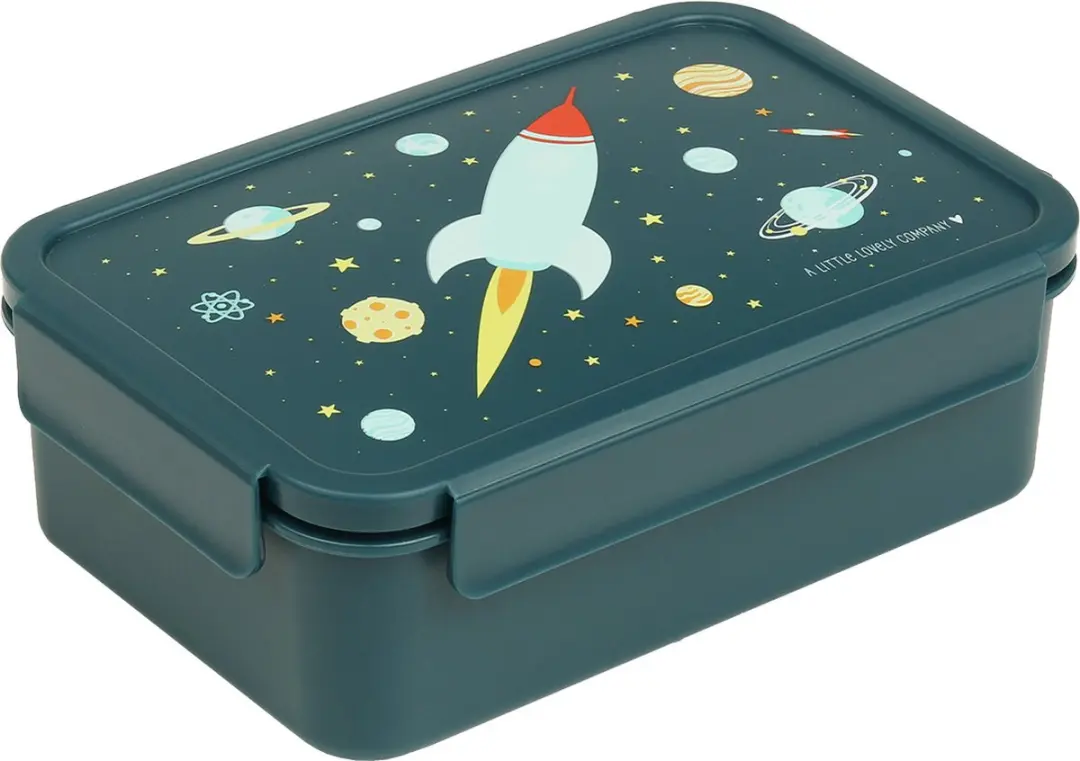 A Little Lovely Company Bento Brooddoos Ruimte - 1,2L - 3 Vakken