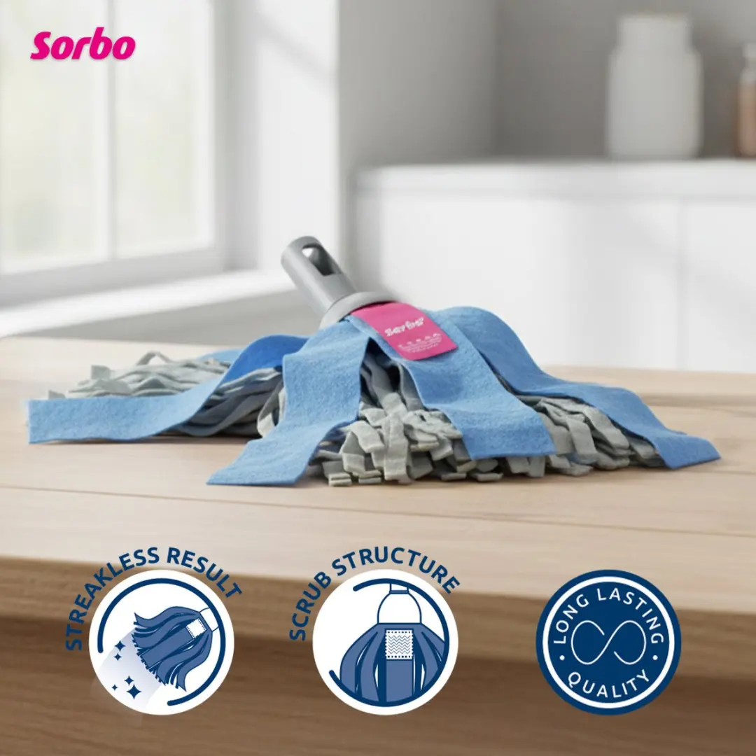 Sorbo Floor Viscose Mop Head Blauw - Multi-Click