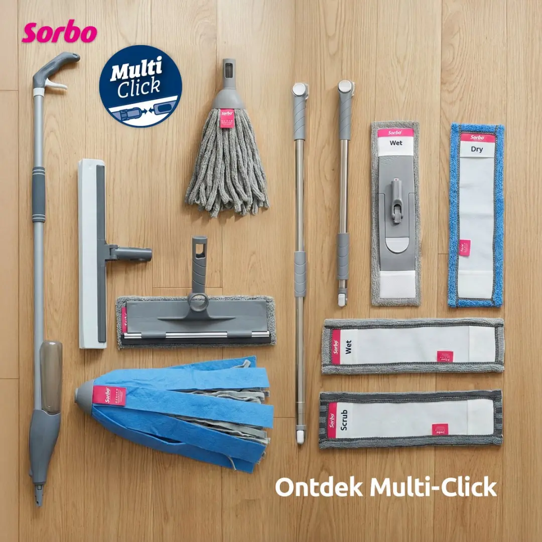 Sorbo Floor Viscose Mop Head Blauw - Multi-Click