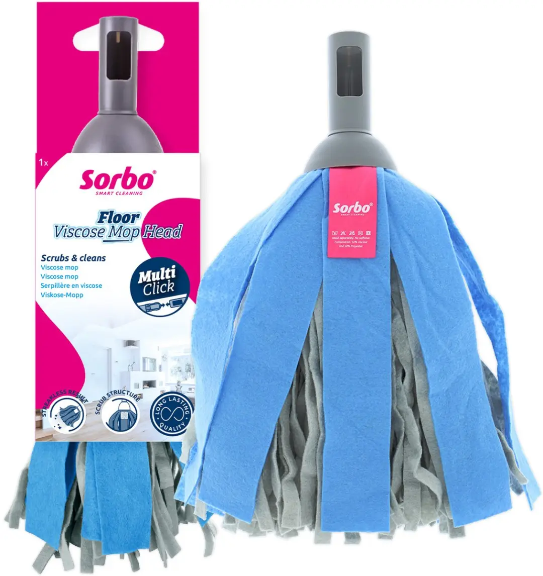 Sorbo Floor Viscose Mop Head Blauw