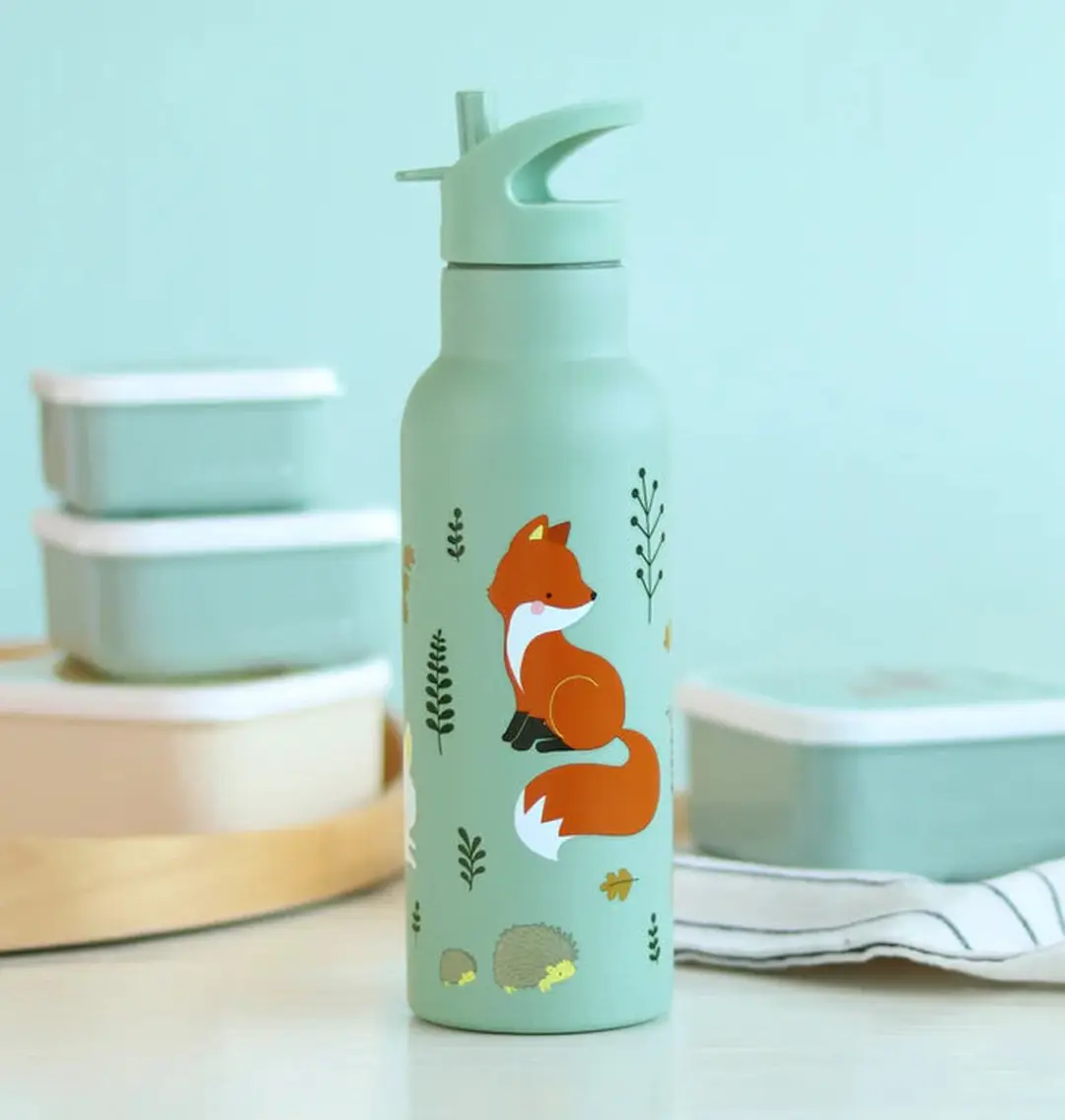 A Little Lovely Company Back to School Set - Groen
