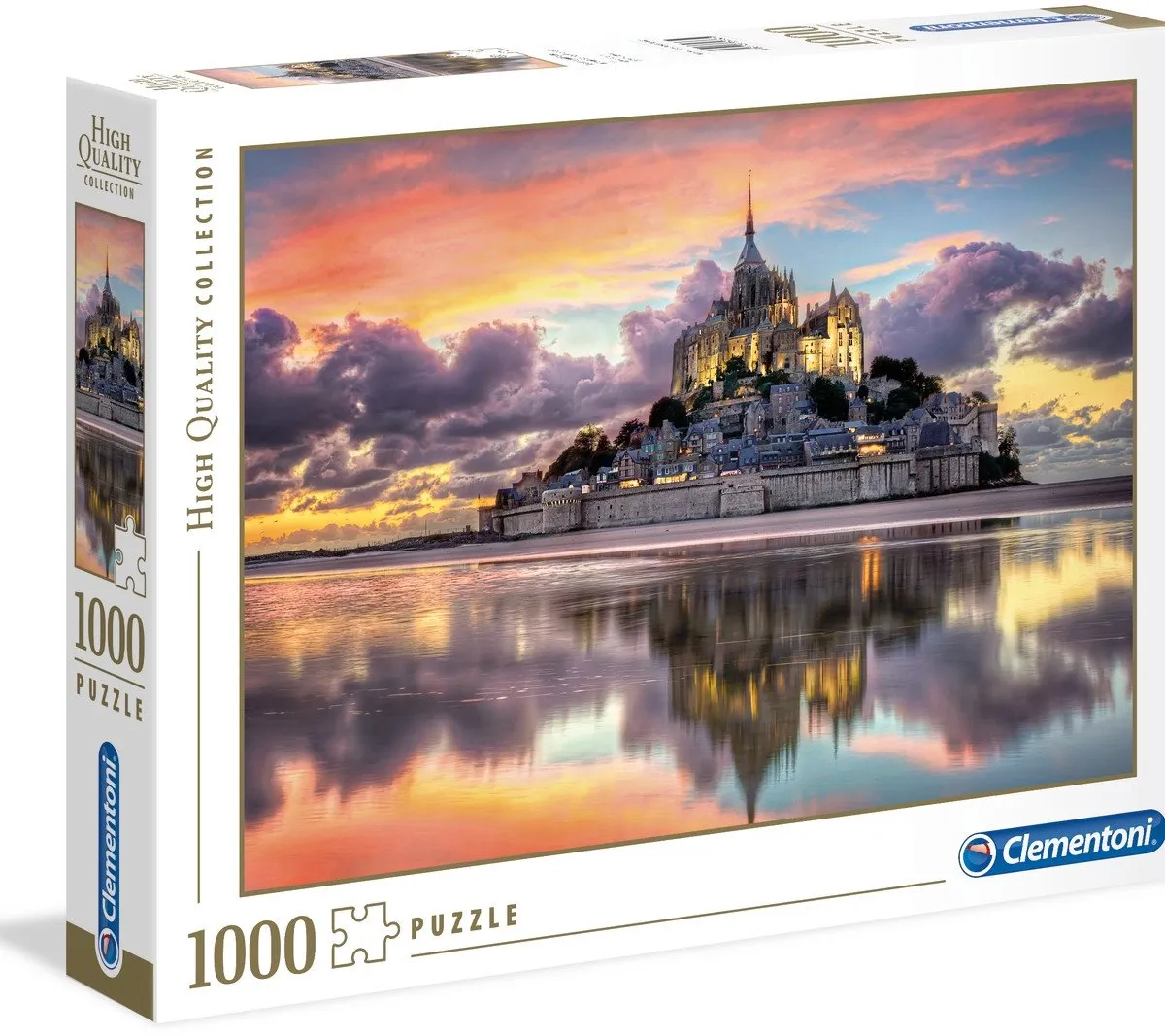 Clementoni Le Magnifique Mont Saint-Michel Puzzel 1000 Stuks - Multicolor