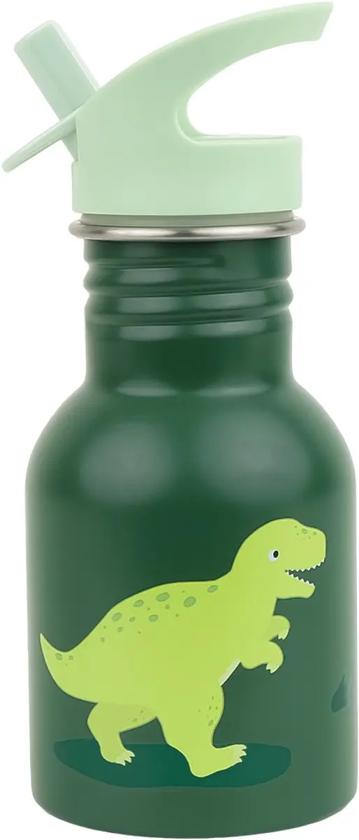 A Little Lovely Company Dinosaurus RVS Drinkfles