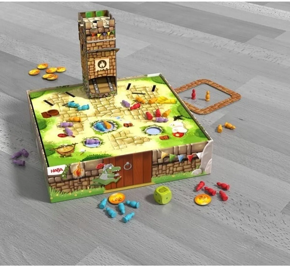Haba De Stormloop & Drakenspektakel Familiespel - Multicolor