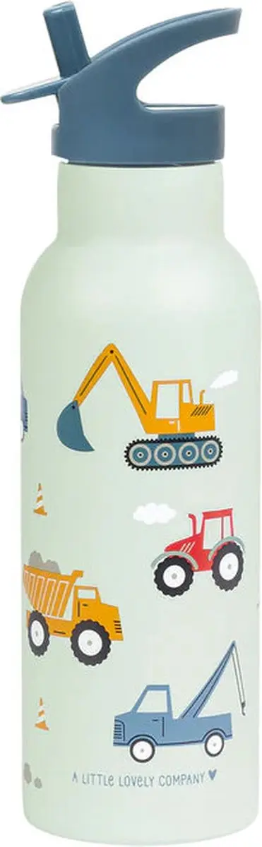 A Little Lovely Company Back to School Set - Drinkfles & Bentobox - Blauw
