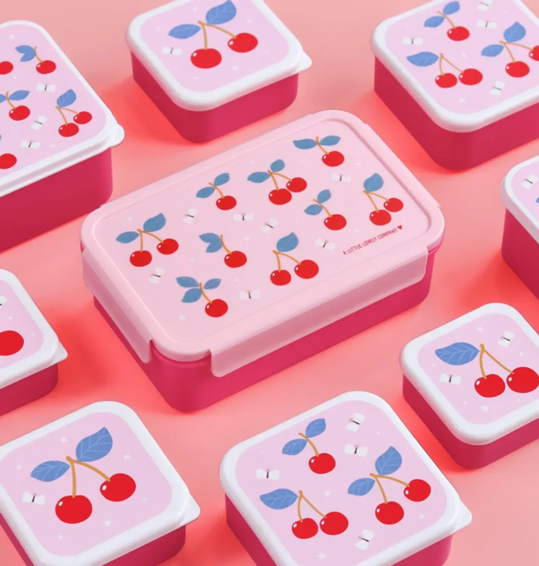 A Little Lovely Company Bento Lunchbox Kersen - 1,2L