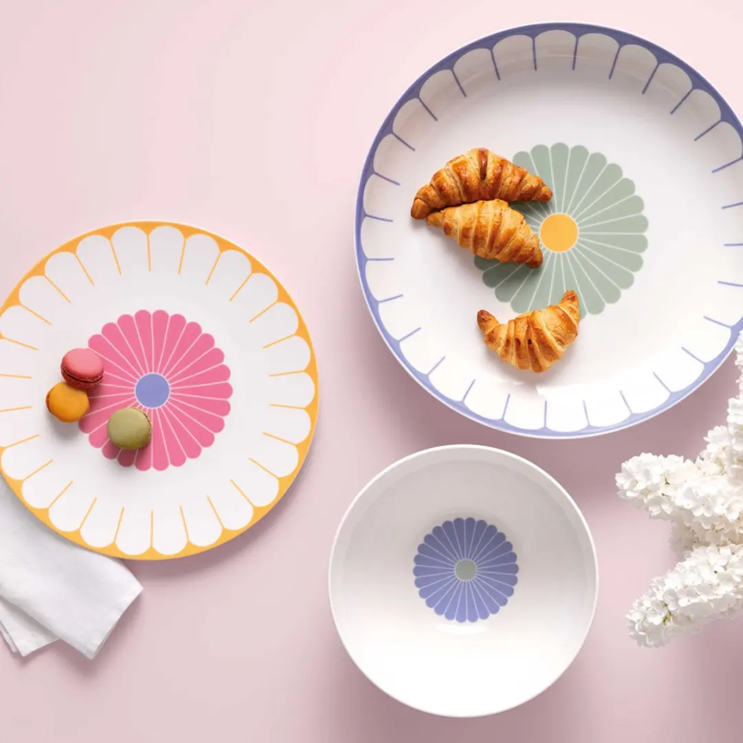 Villeroy & Boch Fleur Couleur Sla- en Serveerschaal 24.1cm - Wit