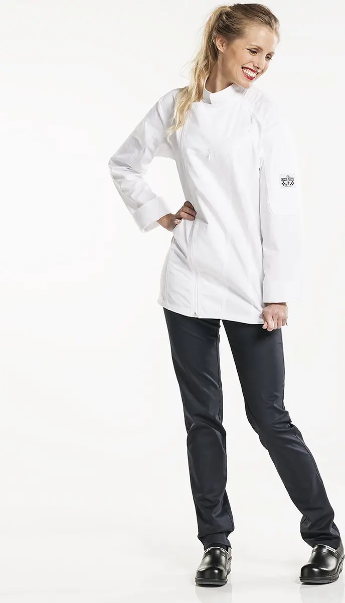 Chaud Devant Koksbuis Biker Wit - XL