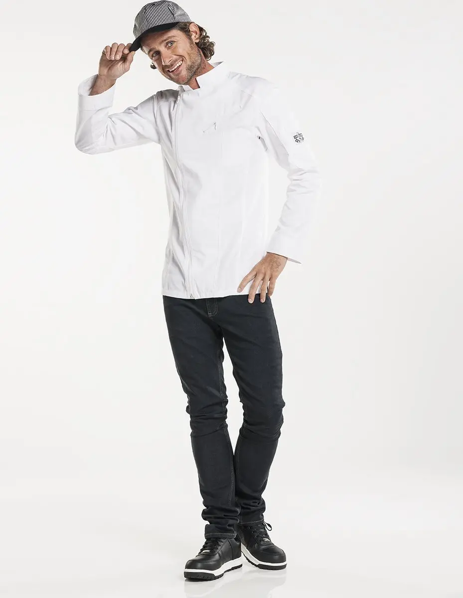Chaud Devant Koksbuis Biker Wit - XL
