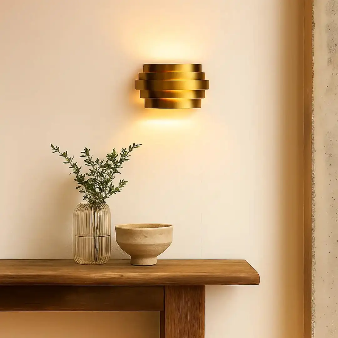 Highlight Wandlamp Scudo 25cm - Brons