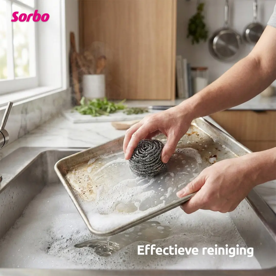 Sorbo RVS Schuursponsjes 65882 - 6 Stuks