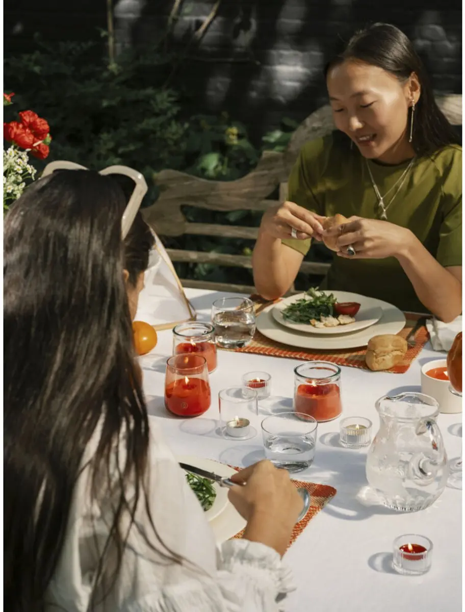 Spaas Citronella Theelichten - Levendig Rood - 18 Stuks