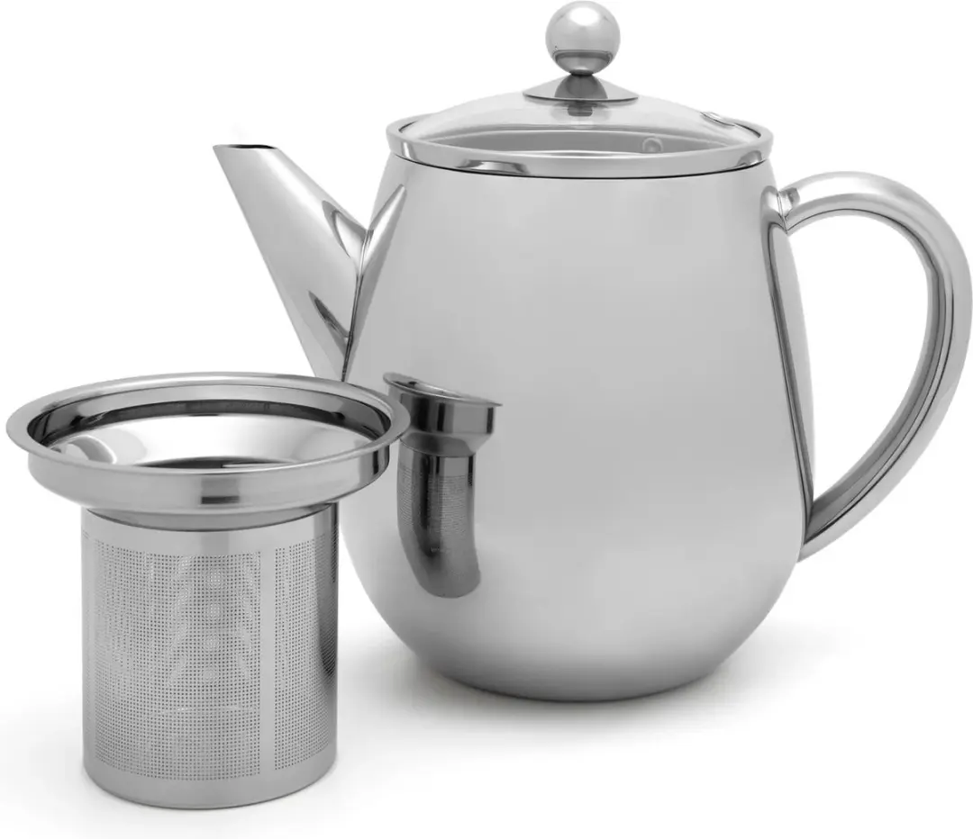 Bredemeijer Eva Theepot Dubbelwandig 1,1L - RVS - afbeelding 6 van 6