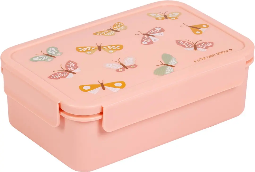 A Little Lovely Company Bento Brooddoos Vlinders - 3 Vakken