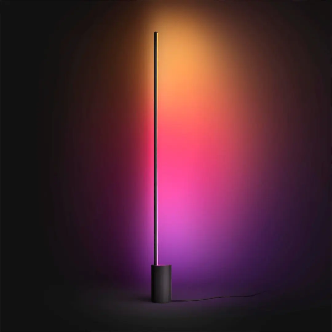 Philips Hue Signe Vloerlamp Zwart - RGBW - Incl. Dimmer Switch