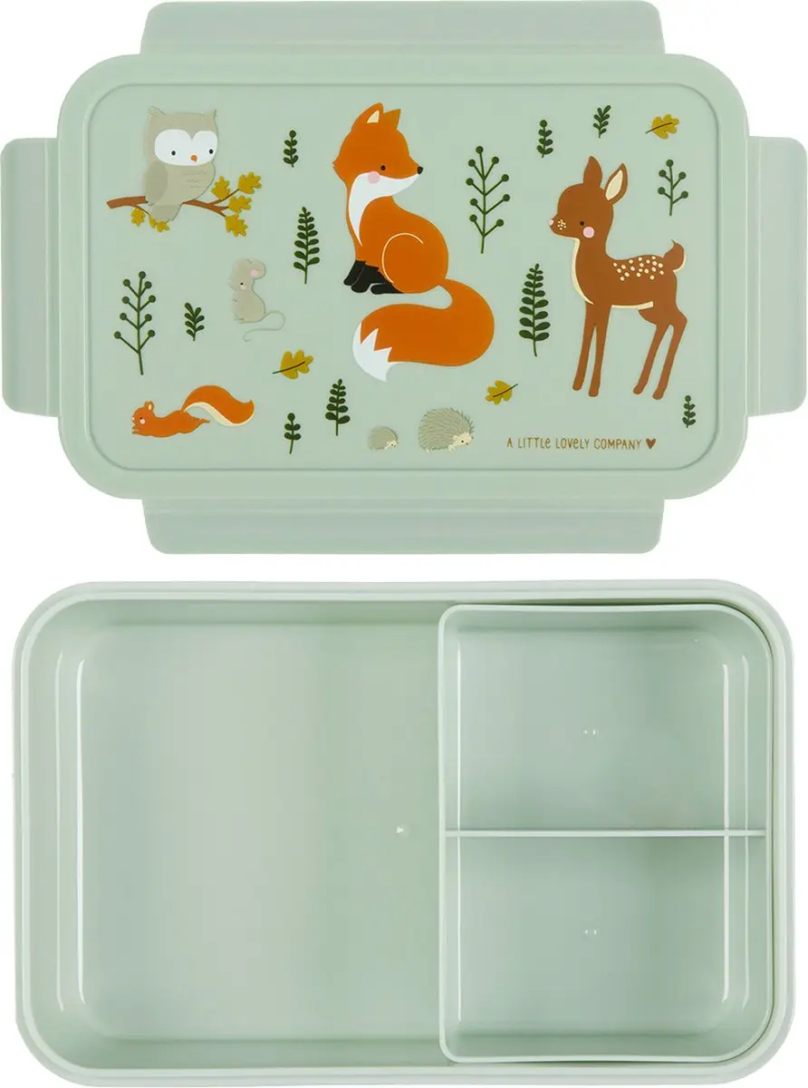 A Little Lovely Company Bento Brooddoos Bosvriendjes - 3 Vakken