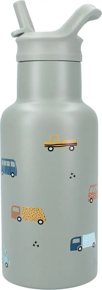 Kidzroom Sweet Cuddles Schoolbeker & Drinkfles 350ml - Groen