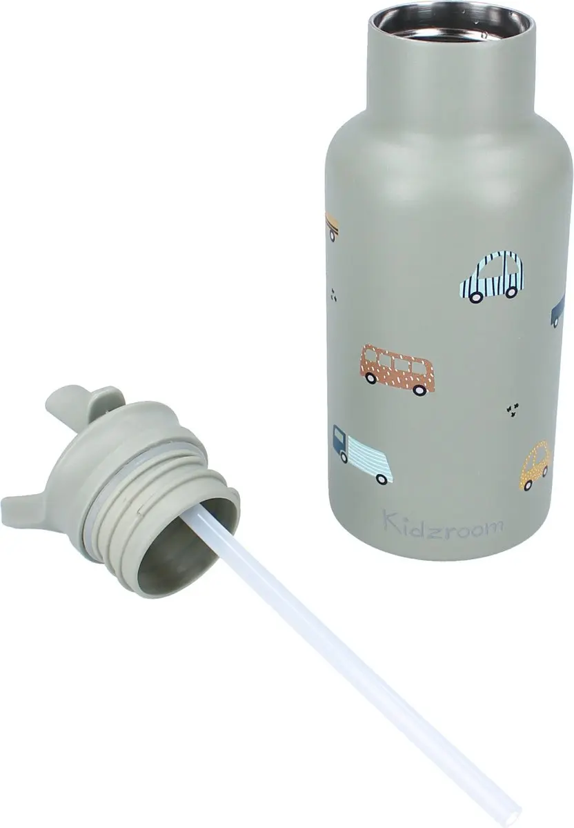 Kidzroom Sweet Cuddles Schoolbeker & Drinkfles 350ml - Groen