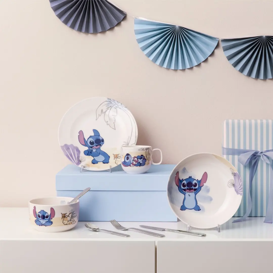 Villeroy & Boch Disney Stitch Kinderteller - Ø21,5cm - 6 Stuks