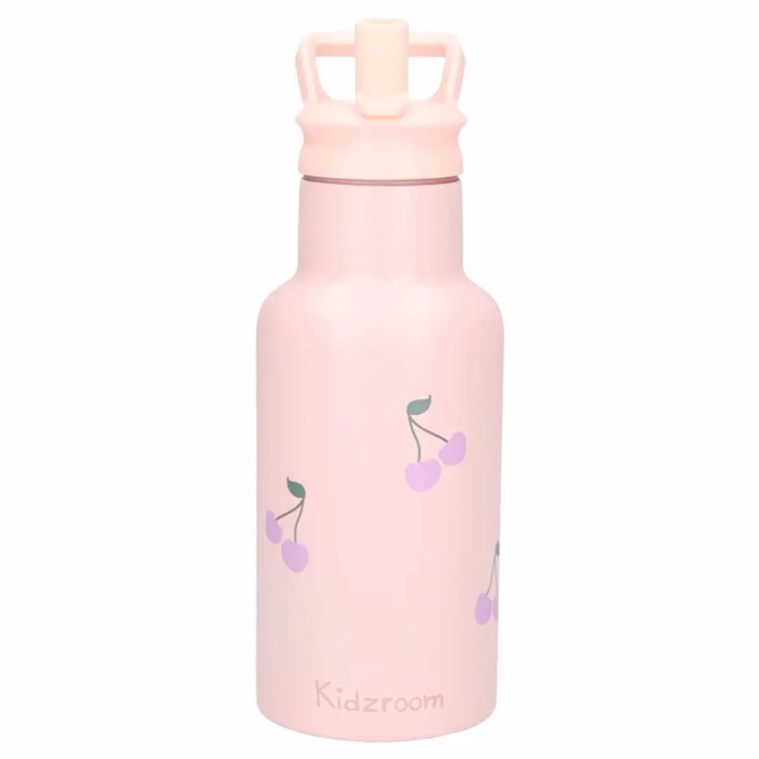 Kidzroom Nostalgia Schoolbeker & Drinkfles 350ml Roestvrij Staal