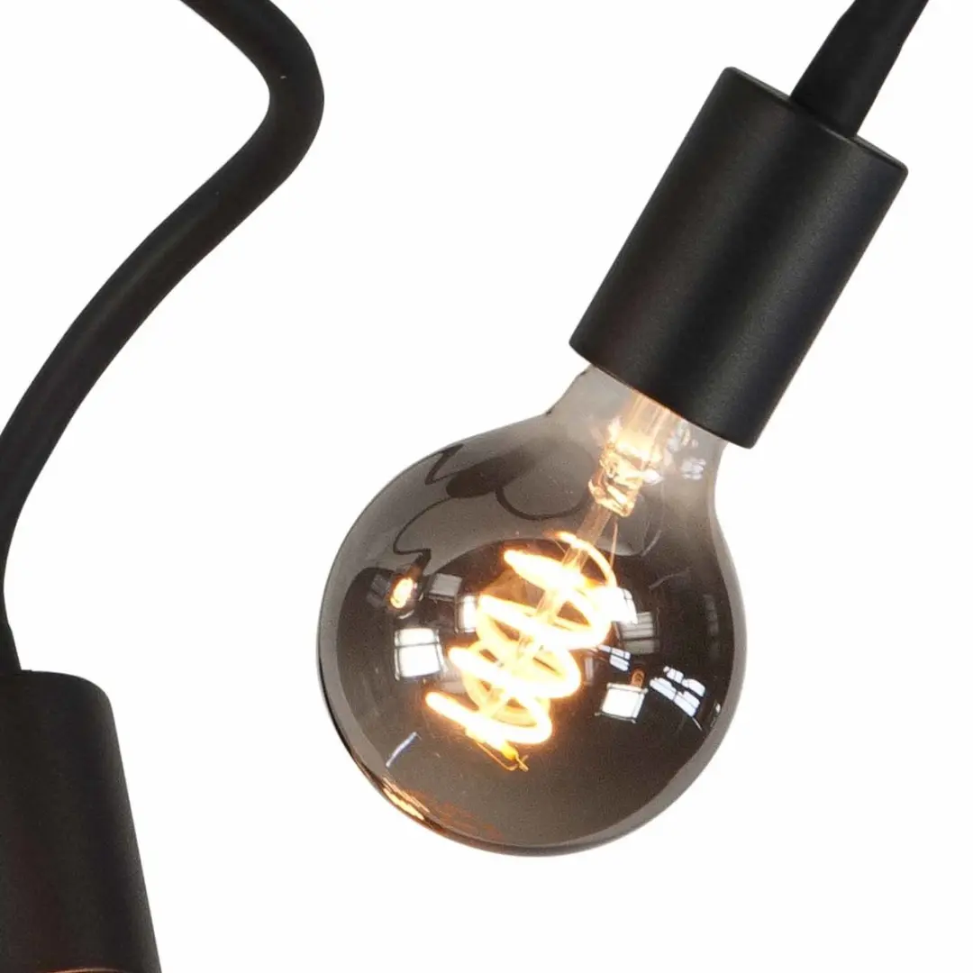 Highlight Plafondlamp Flex - 3 Lichtpunten - Zwart