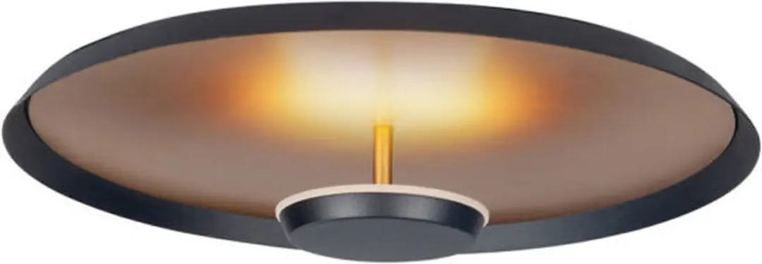 Highlight Plafondlamp 26cm - Goud/Zwart