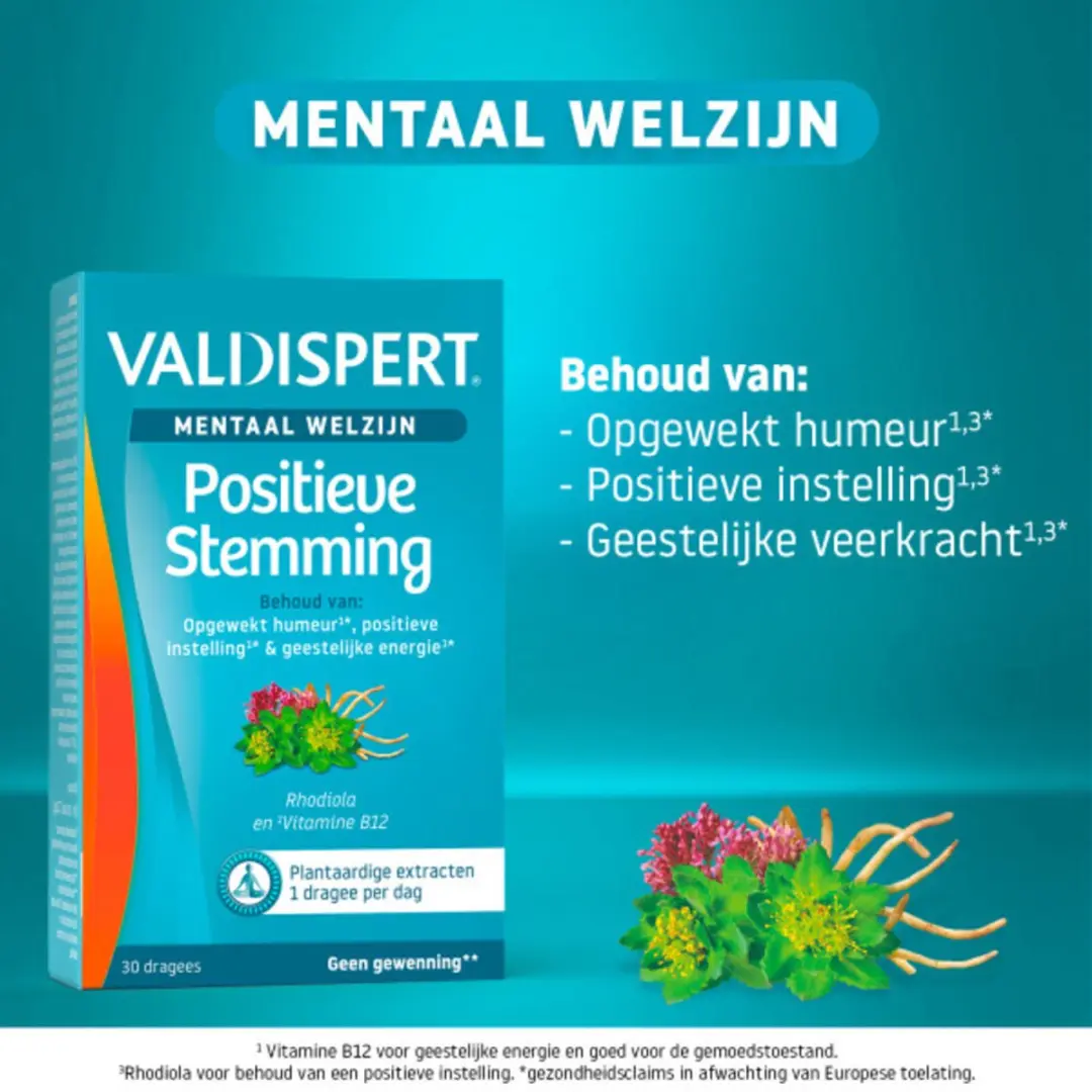 Valdispert Positieve Stemming Dragees - 60 Stuks