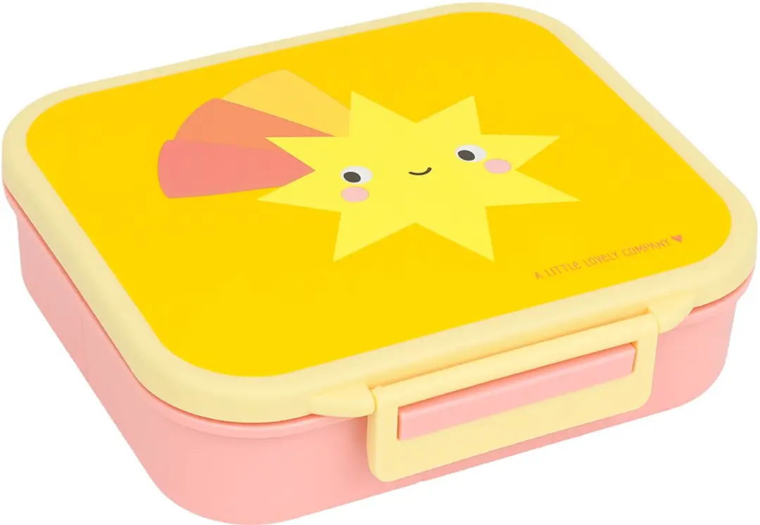 A Little Lovely Company Vallende Ster Lunchbox 0.9L - 3 Vakken