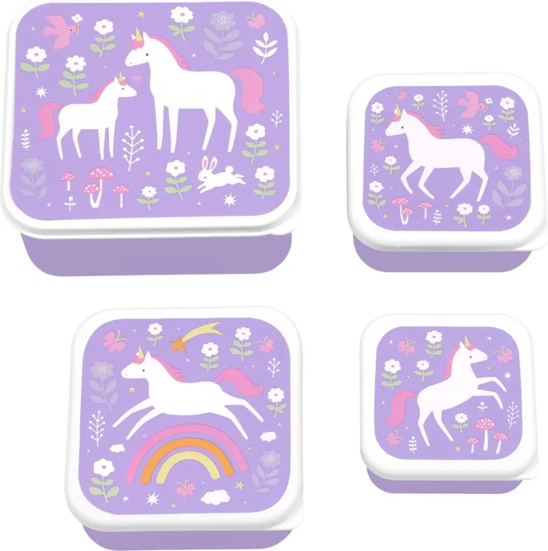 A Little Lovely Company Brooddoosset Unicorn Dreams