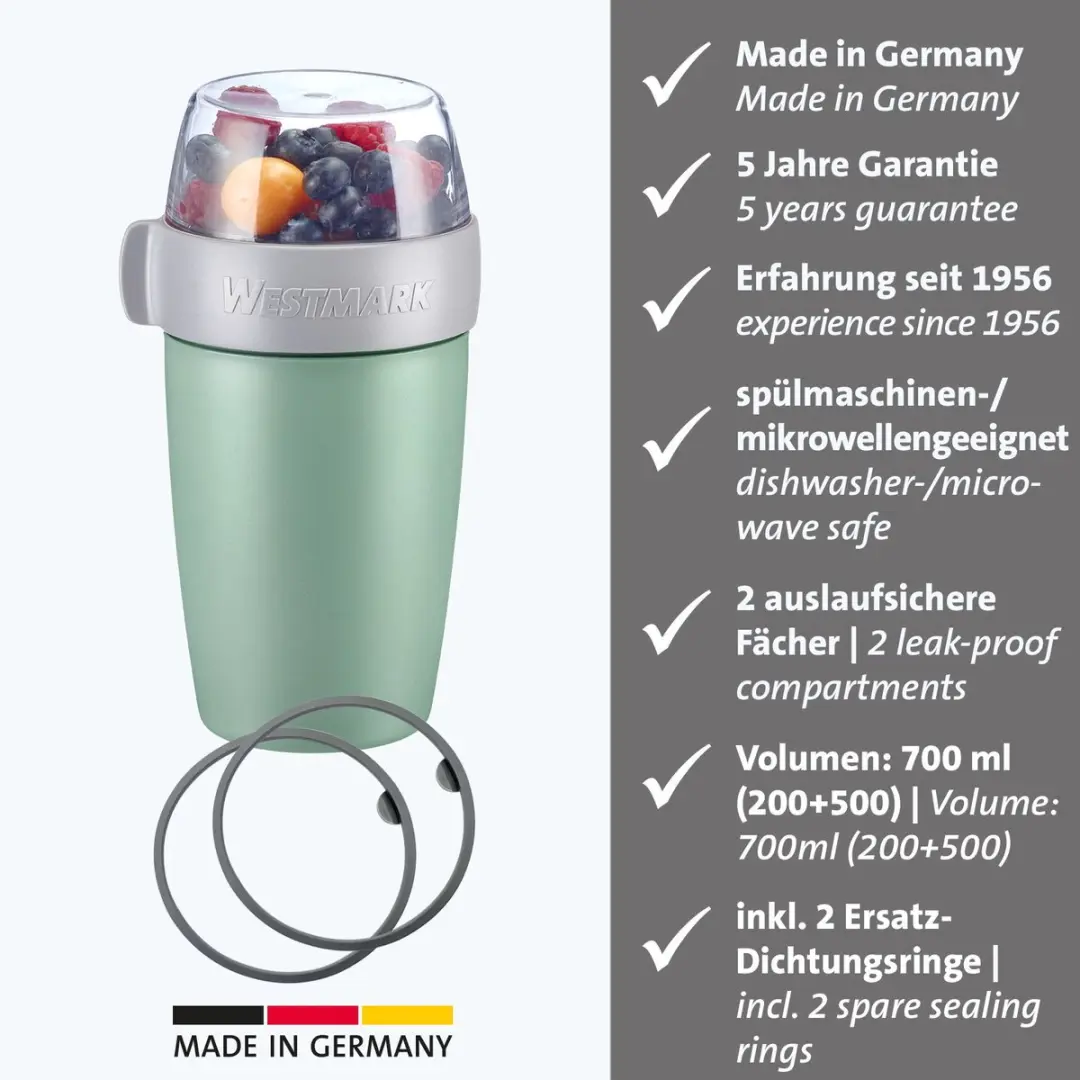 Westmark Muesli Cup Lunchpot 200+500ml