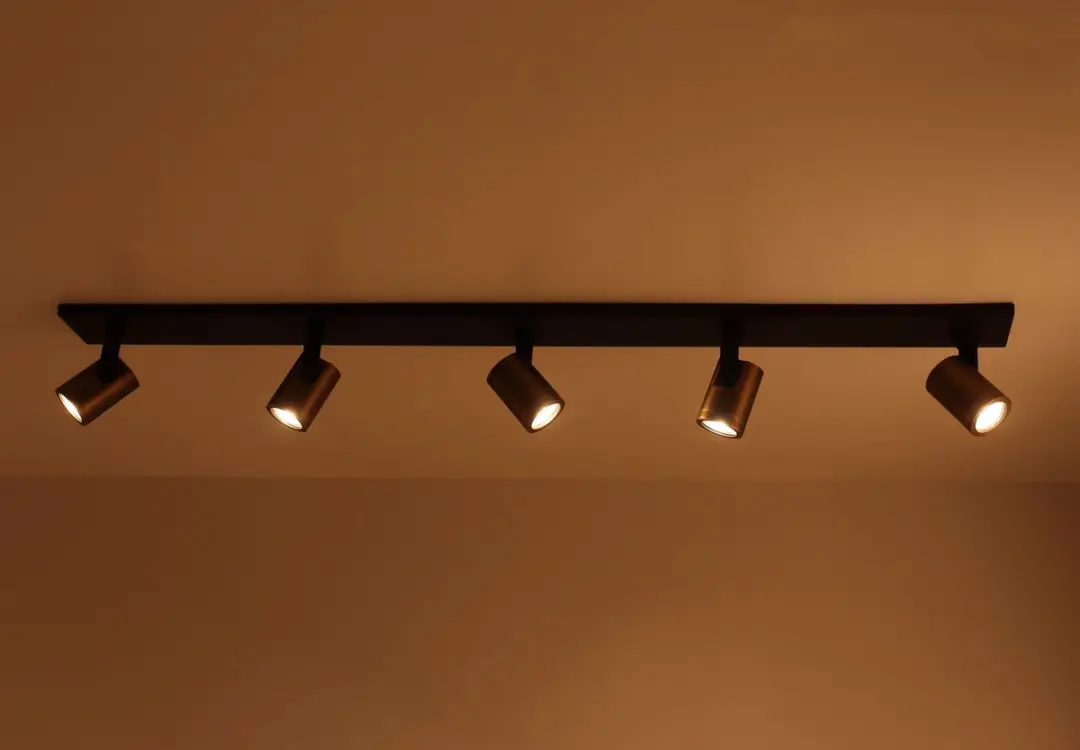 Highlight HALO Opbouwspot 120cm - 5x GU10 - BronsZwart