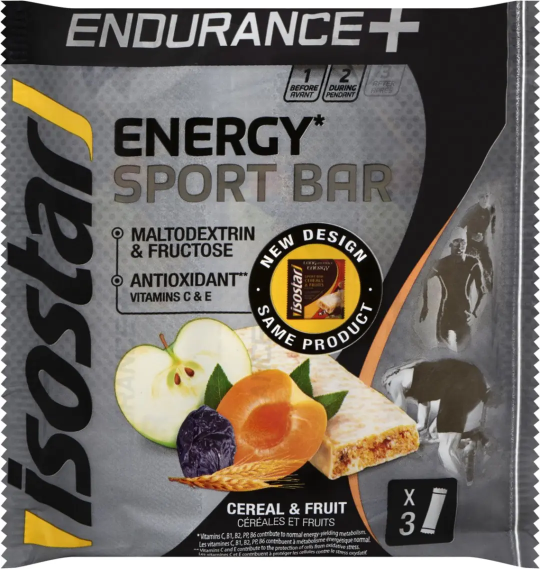 Isostar Endurance+ Bar Cereal & Fruit - 120g (3x40g)